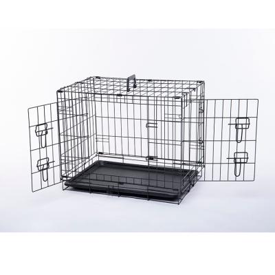 China Various Breathable Promotional Goods Using Stainless Iron Dog Cage Large Dog Carrier Cage for sale