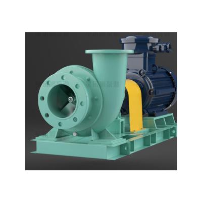 China Manufacturers 2022 Utilities Push Industrial Hot Electric Forced Circulation Horizontal Chemical Process Irrigation Mixed Flow Pump for sale