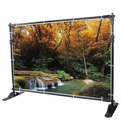 China Adjustable Advertising Display Photo Display Banner Stand Backdrop Wall Advertising for sale