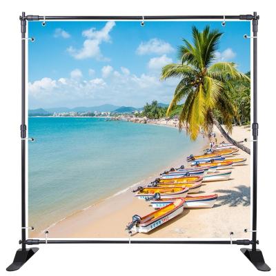 China Adjustable Fabric Backdrop Display Banner Stand Background Wall 95*148cm~230*230cm for sale