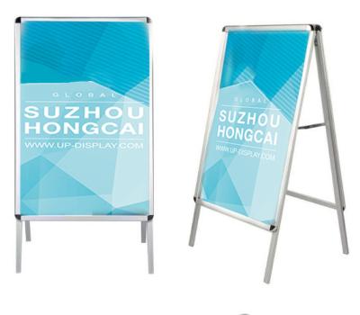 China Recyclable Double Side A Panel Poster Stand Frame Display for sale