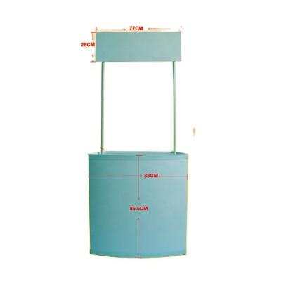 China Suitable for food sampling & Product Demo & Sales Promotion Promotion Table ABS Plastic Advertising Booth Counter for sale