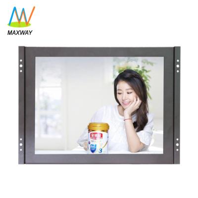 China Speaker 12 inch 12inch open frame tft lcd monitor display screen with USB BNC AV VGA input for sale