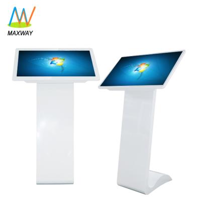 China Touch Screen Floor Stand 32 Inch All In One Touch Screen Kiosk With 1920*1080 for sale