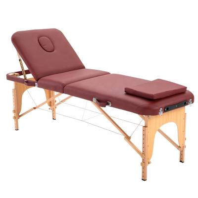 China High Quality Modern Portable Wooden Frame Flexible Lifting Massage Tables Beds China Supplier Wholesale Price for sale