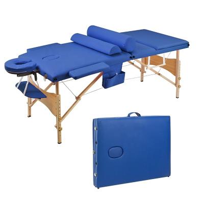 China Portable Lightweight Folding Massage Tables Portable Salon Furniture Massage Table Easy Convenient China Foshan Manufacturer for sale