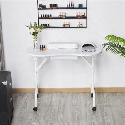 China Contemporary Nail Table With Dust Collection Living Room Equipment Furniture For MDF Top for sale