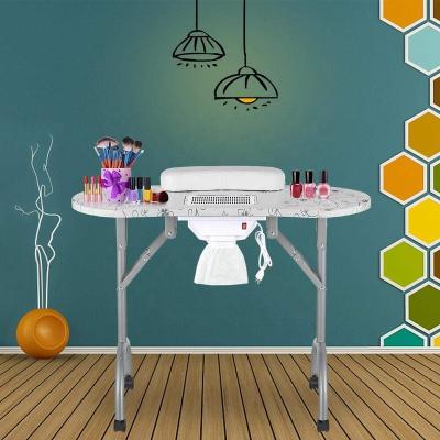 China Contemporary Manicure Nail Table Salon Equipment Furniture Iron Beauty Salon for sale