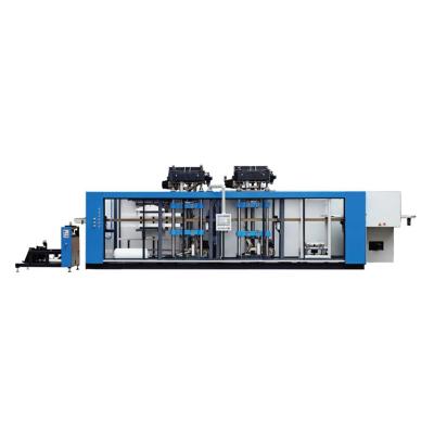 China Container Best 3 Station PP PET Plastic PS PVC Thermoforming Machine Manufacturers for sale