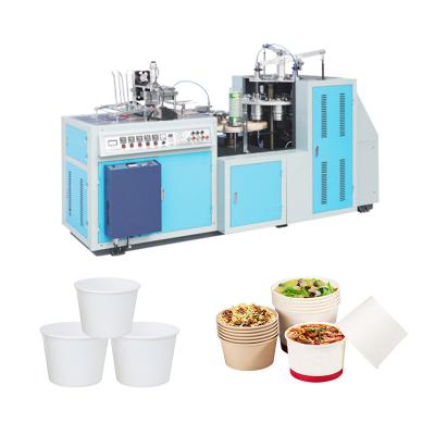 China Direct Selling Complete Fully Automatic PE Coated Fast Food Paper Bowl Container Making Machine for sale