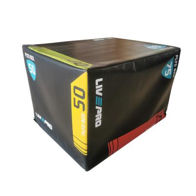 China Durable Soft Plyometric Box Gym Fitness Jump Box 3 In 1 Soft Foam Plyo Box for sale