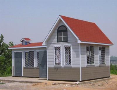 China 100 Meter Square Modular American Carport Homes Sandwich Panel Log Cabin Kits 1 Bedroom Prefab Home for sale