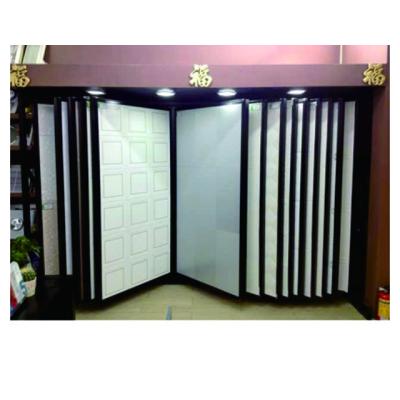 China Show ceramic tiles and portable aluminum slab ceramic paging sample tile display rack for sale for sale