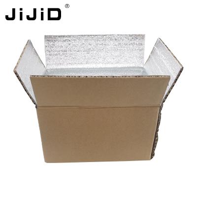 China JiJiD Recycled Materials Insulated Frozen Cold Shipping Boxes With Insulation for sale