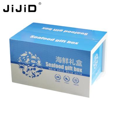 China JiJiD Handmade Styrofoam Cooler Box In EPS Packaging Boxes For Seafood Styrofoam Box for sale