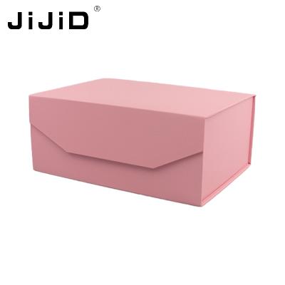 China Unique Recycled Materials JiJiD Custom Closures Luxury Magnetic Tape Printing Logo Gift Boxes Holographic Folding Packaging Paper for sale