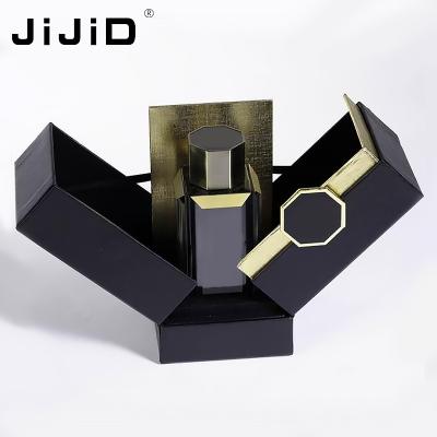 China Recycled Materials JiJiD Custom Design Luxury Cardboard Paper Perfume Bottle Packaging Gift Box for sale