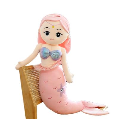 China Plush Cartoon Stuffed Simulation Unicorn Doll Cute Mermaid Plush Toy for sale