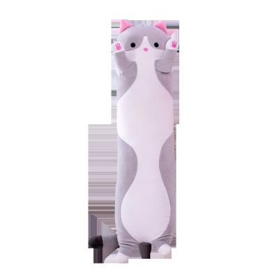 China Wholesale Long Cat Plush Toy Pillow Factory Simulation Cat Stuffed Plush Animal for sale