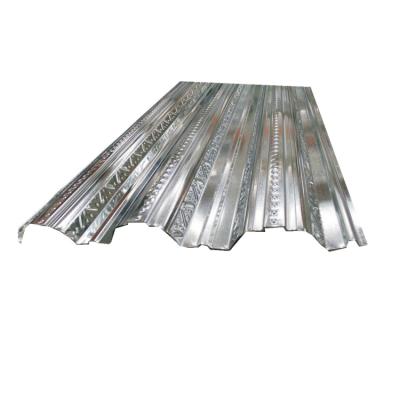 China 688/720/750 V750 Type Building Materials 0.8-1.2mm Galvanized Corrugated Steel Floor Decking for sale