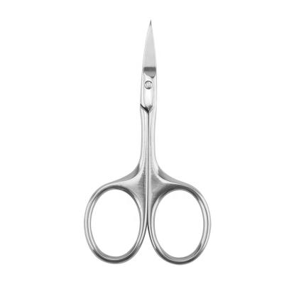 China Hot Thinning Scissors Amazon Mirror Light Eyebrow Scissors With Stainless Steel Handle for sale