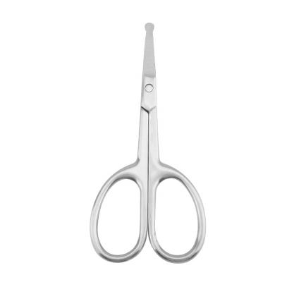 China Right Handed Eyebrow Trimmer Stainless Steel Scissors Dead Skin Beard Scissors for sale