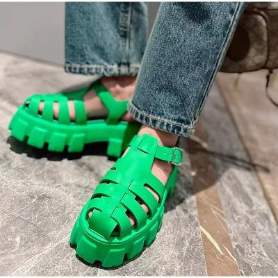 China Fashion Trend Women's Sandals Platform Ladies Shoes For Women Buckle Strap Designer Female Sandals Woman 35~43 Large Size for sale