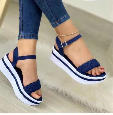 China Fashion Trend Sandals Women 2022 New Platform Sandals Summer Shoes Women Heels Light Wedges Shoes Platform Heels Sandals for sale