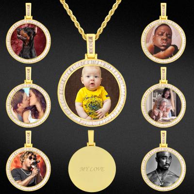 China CLASSIC Custom Personalized Locket Memory Picture Frame Pendant Photo Chain Necklace for sale