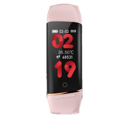 China Touch Screen Unisex Smartwatch with Real Time Temperature Measurement Blood Pressure for sale