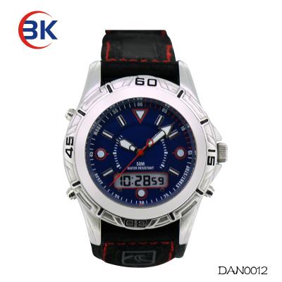 China Automatic Sport Watch Date Dual Time Digital Nylon Led Watch OEM Wristwatches Mens Watch for sale