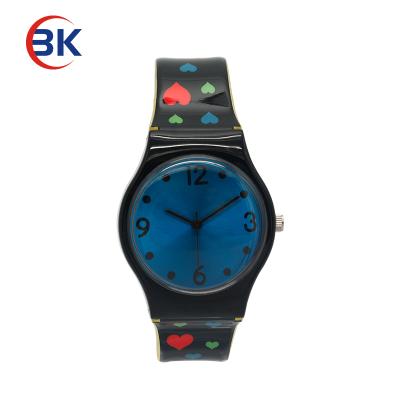 China Cheap bulk plastic chronograph love japan pc21 quartz watch for sale