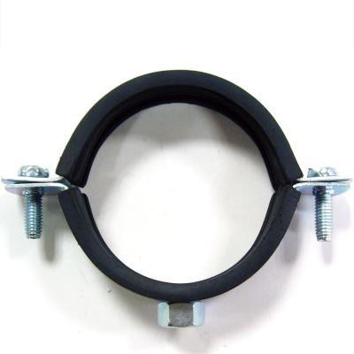 China M8+M10 Pipe Clamp Hanger Pipe Clamp With EPDM Rubber for sale