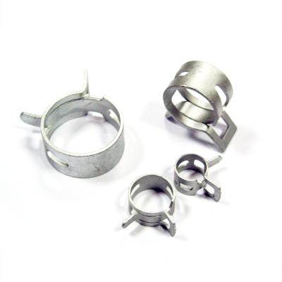 China 60Si2Mn Pipe Clamp Steel Spring Fastener Pipe Clamps / Pipe Clamp Half Round Nuts for sale