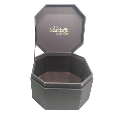 China Girls Recyclable Octagon Luxury Women Gift Boxes Travel Earring Jewelry Boxes for sale