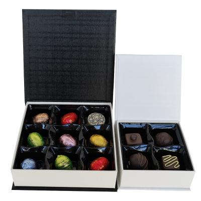 China Wholesale Luxury Custom Printed Truffle Aseptic/Sweet Boxes/Chocolate Packaging With Custom LOGO for sale