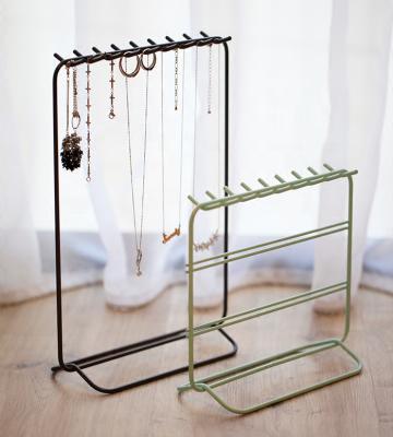 China Iron Jewelry Bracelet Earring Holder Organizer and Necklace Jewelry Display Rack Organizer for sale