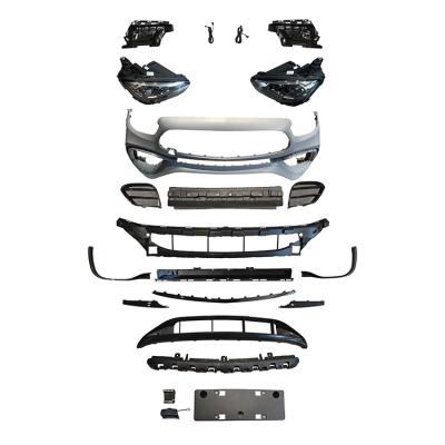 China Genuine Automotive E63 AMG Front Bumper With Kit For Benz E Body Parts Body Kit For Benz E ABS Modified Front Bumper Trims Grille for sale