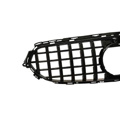 China ABS For Mercedes Benz E Class W213 GT Type Grille 2020+ Front Bumper Honeycomb Mesh Grille for sale