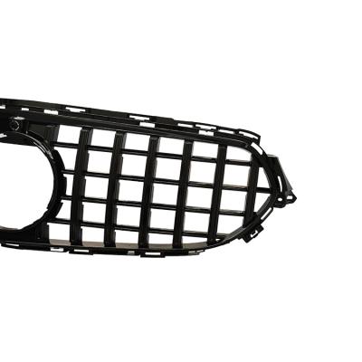 China Silver And Black ABS GT Style Front Bumper Grille For Mercedes Benz E Class W213 2020+ for sale