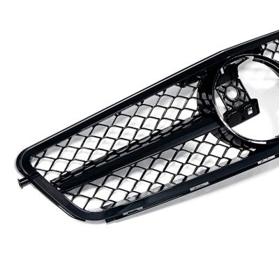 China Sports and administration Amg Front Car Grille All Black for Mercedes Benz W204 c class 2008-2014 for sale