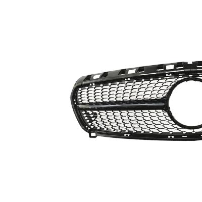 China ABS Front Diamond Grill Grille For Mercedes Benz A Class W176 2013 2014 2015 for sale