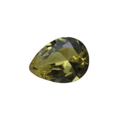 China Hot sale keliji play or color fire color change pear brilliant cut synthetic nano sital gemstone for jewelry making for sale