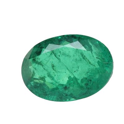 China Jewelry making keliji high quality oval green loose stone fusion natural gemstone with decoration for sale