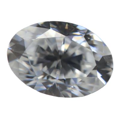 China Factory direct sales DEFGH good quality white color oval shape keliji game or bright color fire cut moissanite for making jewelry for sale