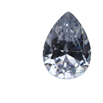 China Jewelry Making Factory Sale Directly High Quality White Brilliant Cut Zircon Pear Shape For Jewelry Making for sale