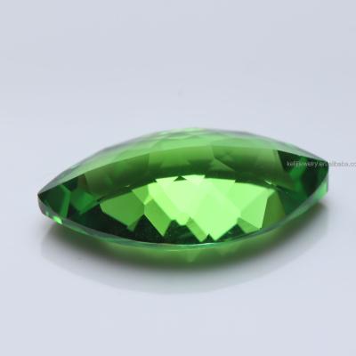 China DIY jewelry making keliji new design high quality marquis green zircon stone for jewelry making for sale