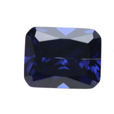 China Making Jewelry High Quality Octagon Shape Tanzanite Bracelet Earring Keliji Pendant Rectangle Radiant Cut Zircon Gemstone Fashion With Decoration Foe Jewelry for sale