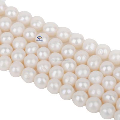 China Jewelry Making Diy Jewelry Accessories Keliji Wholesale Near Round 10-11mm Pearl Natural Freshwater Pearls For Jewelry Making for sale