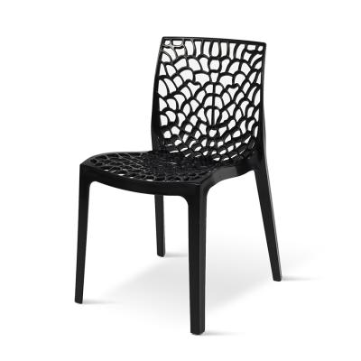 China Other New Design Restaurant Cafe Stackable Plastic Dining Chair for sale